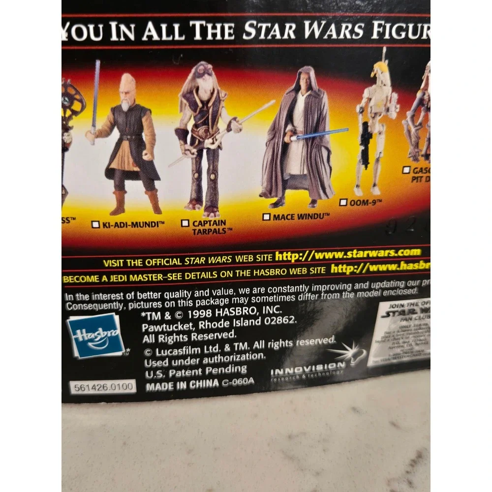 Star Wars Episode I Captain Tarpals Action Figure CommTech Chip Hasbro 1998